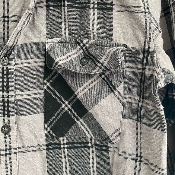 TNA Flannel Hooded Top - Picture 4 of 10